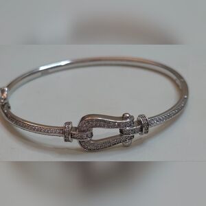 STERLING SILVER 925 SIMULATED DIAMOND BRACELET